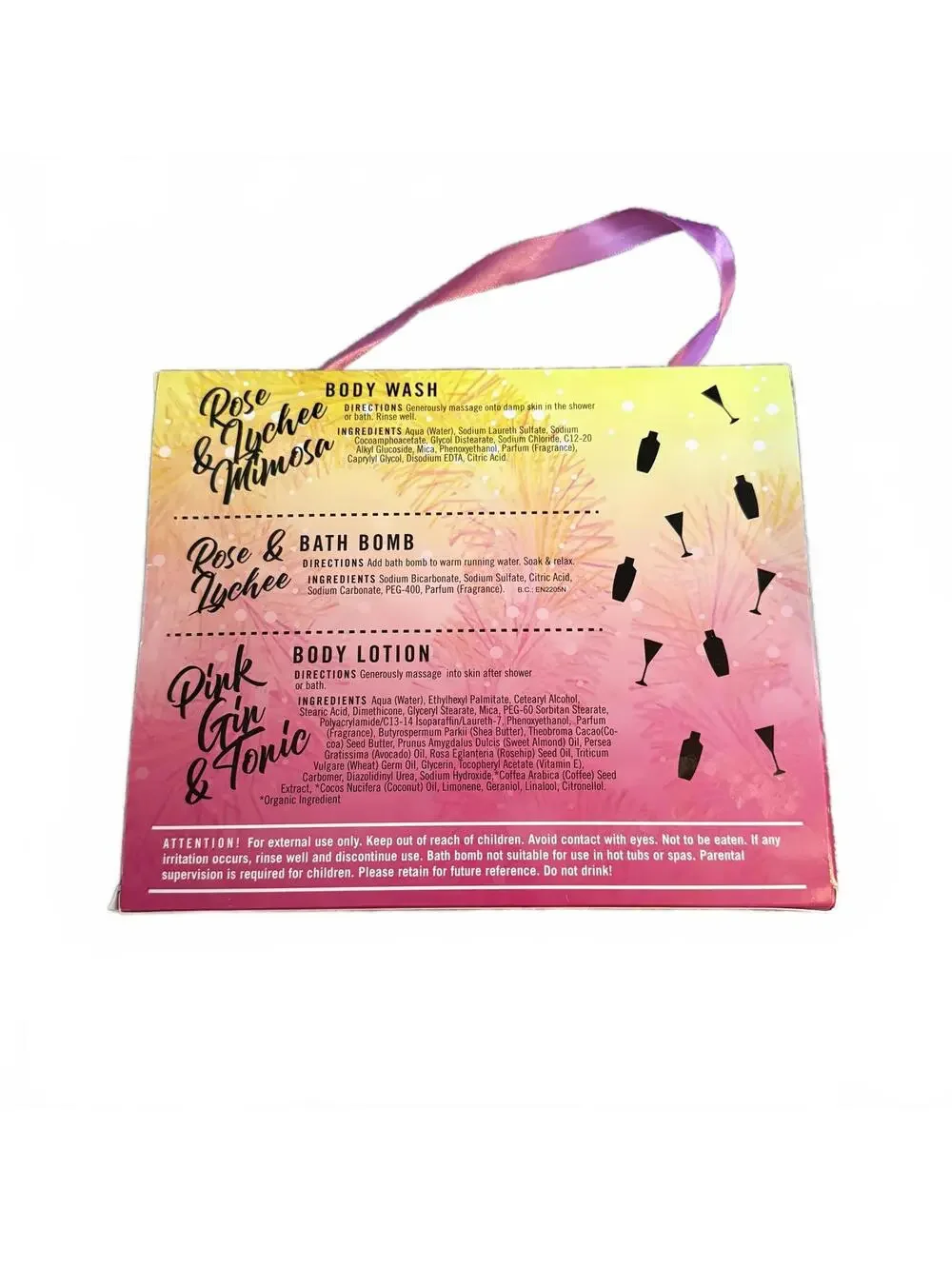 Let's Get Rosé Gift Set - Luxury Bath Products